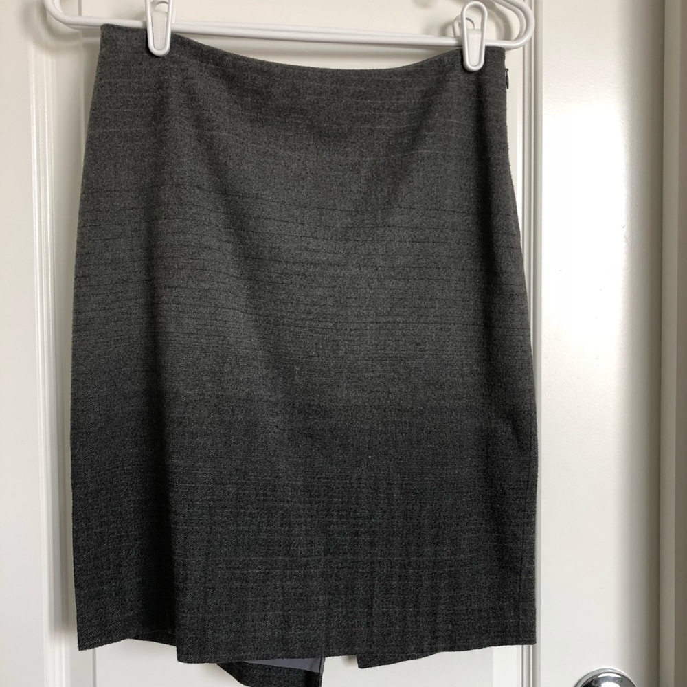 Wool type lined dress skirt